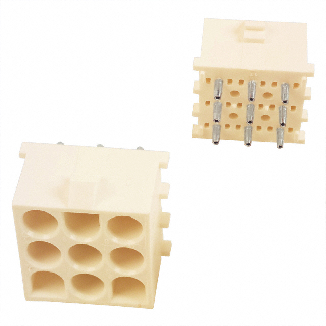 350432-1 TE Connectivity AMP Connectors  Embases à broches mâles